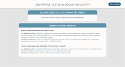 Desktop Screenshot of ipartestulet22.hu